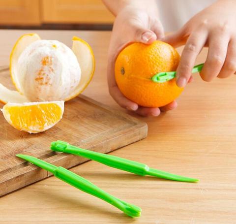 2pc/pack hot sale creative long section orange peeler peel orange juice compact and practical helper ► Photo 1/6