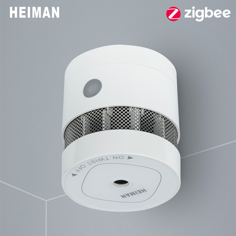HEIMAN Zigbee 3.0 Fire alarm Smoke detector Smart Home system 2.4GHz High sensitivity Safety prevention Sensor Free Shipping ► Photo 1/6