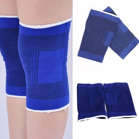1 Pair Kneepad Support Sleeve Pullover Wrap Elastic Sock Compression Wrap Sleeve Bandage Brace Support Protection Pain Relief ► Photo 1/5
