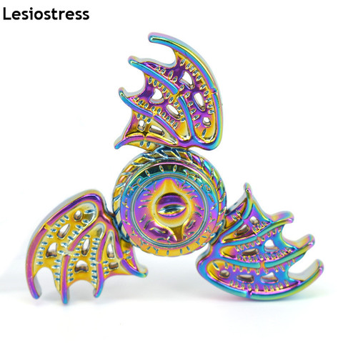 Lesiostress Fidget Spinner The wings of the Dragon Eye Gyro Metal Hand Spinner Fingertip Spinning Top Toys ► Photo 1/5