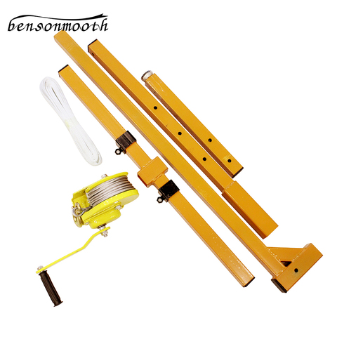 Manual Stainless steel, outside installation lifting tool, crane, folding, self-locking manual winch assembly air conditioner ► Photo 1/1