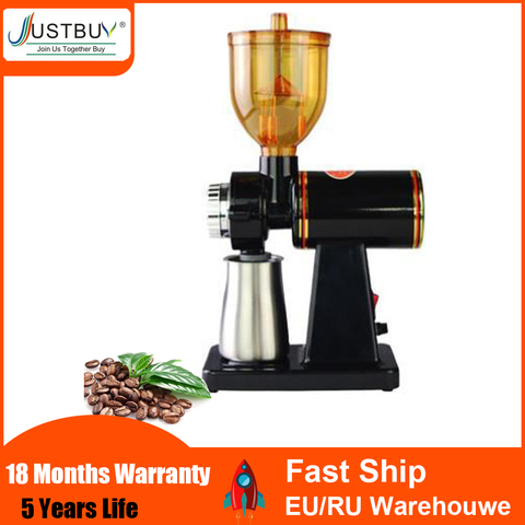 Electric Coffee grinder Coffee mill Bean grinder machine flat burrs Grinding machine 220V/110V Red/Black EU US ► Photo 1/6