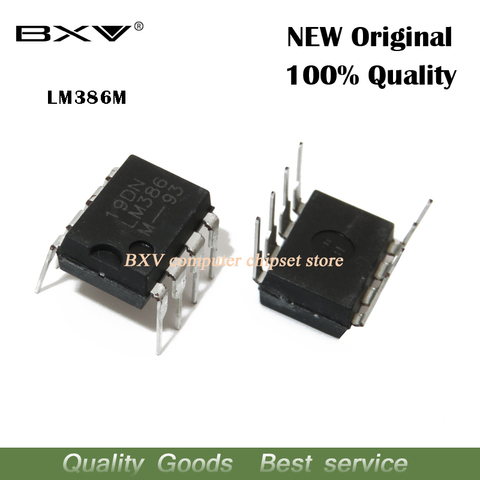 10pcs LM386 LM386N LM386M LM386L o Amplifiers LOW VLTG AUDIO PWR AMP DIP-8 new original IC ► Photo 1/1