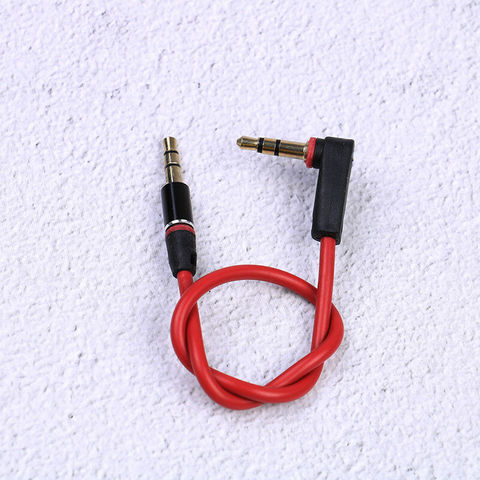 3.5mm Short 30cm Jack to Jack Aux Cable Male to Male Stereo Audio Cables Cord 1pc ► Photo 1/6