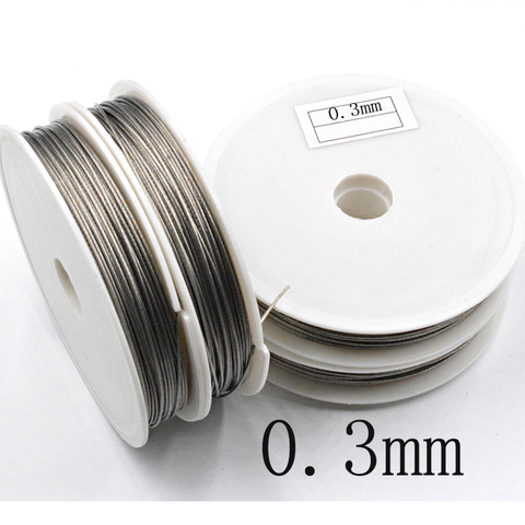 Stainless Steel Wire 0.3/0.38/0.45/0.5/0.6/0.7/0.8mm Never Fade Wire Cord Line Handmade DIY for Jewelry Making Bracelet&Necklace ► Photo 1/3