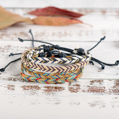 Braided Adjustable Handmade Macrame Rope Woven Bracelet thread Woven Bracelets lot For Women Wholesale #KY228 ► Photo 1/6