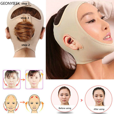 V Face Shaper Lift Massager Slimming Mask Belt Anti Wrinkle Reduce