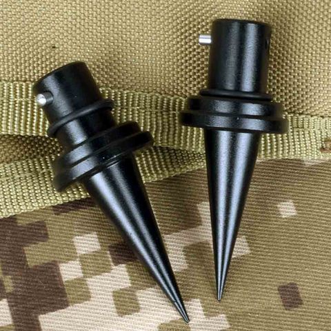 2pcs Bipod Spike Quick Change Aluminum Feet Replacement Fit for Atlas Bipod Fixed needle Tripod accessories Hunting Supplies ► Photo 1/6