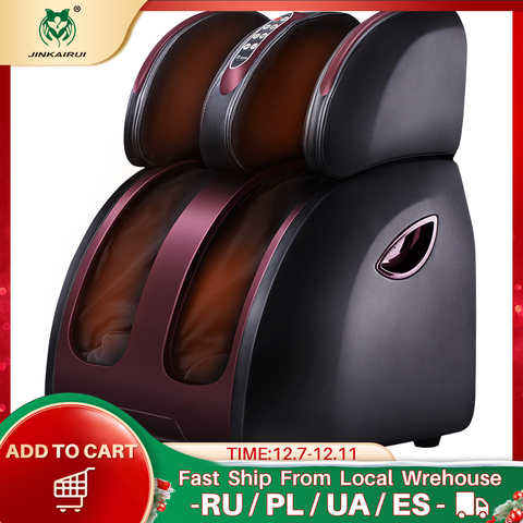 JinKaiRui Electric Vibration Foot Massager Infrared Heating Leg Calf Thigh Massage Air Pressure Massagem Pain Relief Best Gift ► Photo 1/6