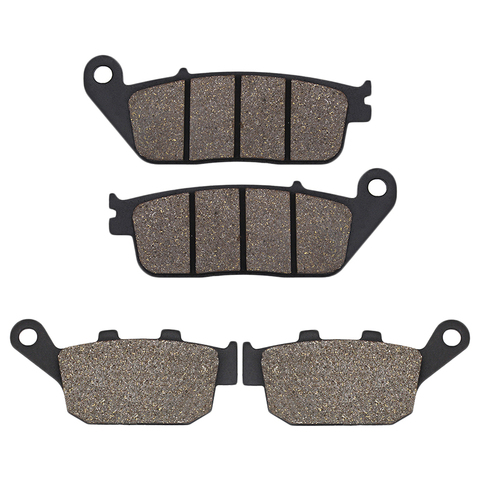 Motorcycle Front Rear brake pads for Honda CTX700 CTX700N NC700X Manual G Box NC750 NC750X 12-18 FMX650 XL600 VR VT Transalp ► Photo 1/5