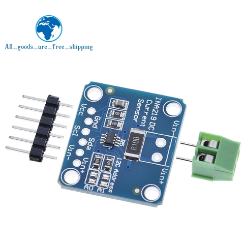 TZT INA219 I2C Zero Drift Bi-directional Current Power Supply Sensor Breakout Monitoring Module ► Photo 1/6