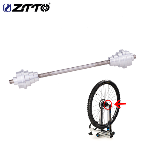 ZTTO Truing Stand Adapter Tool Front hub 20mm 15mm 12mm wheel to 9mm QR Thru Axle Adaptor 100x15 100x12 to 9mm Quick Release hub ► Photo 1/6