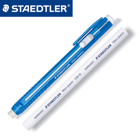 1pc Staedtler Mars Plastic 528 25 Automatic Pen Eraser Replaceable Core Sliding Push Writing Painting Office and School Supplies ► Photo 1/6