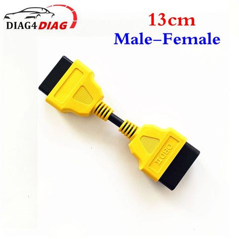 16pin Car OBD2 Extension Cable 13CM /30 CM Extend obdii Connector 13CM Interface 16 pin Male to Female OBD 2 Adapter ► Photo 1/6