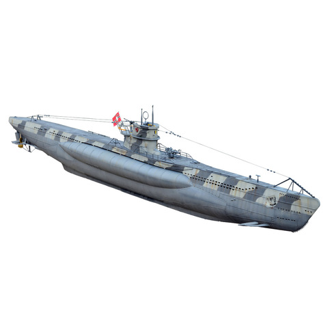 ARKMODEL German U-Boat Type VIIC RC Submarine 1:48 Scale Models Plastic Hobby Kit ► Photo 1/6