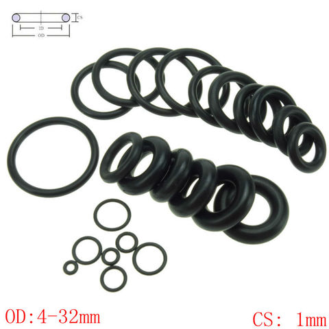 CS 1mm OD4-32mm NBR Rubber O Ring O-Ring Oil Sealing Gasket Automobile Sealing ► Photo 1/6