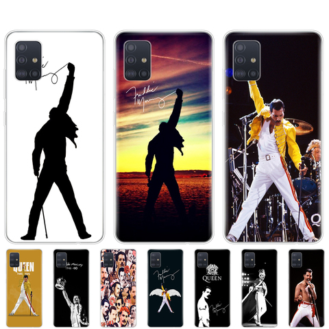 silicon phone cover case for samsung galaxy A31 A41 A51 A71 A01 A81 A91 A30S A20S A50S M30S M40S Freddie Mercury Queen band ► Photo 1/6