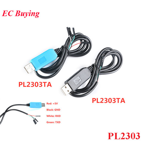 PL2303 PL2303HX USB to UART TTL PL2303TA Convert Serial Cable Brush Cable Download Line RS232 Converter Adapter Module Upgraded ► Photo 1/6