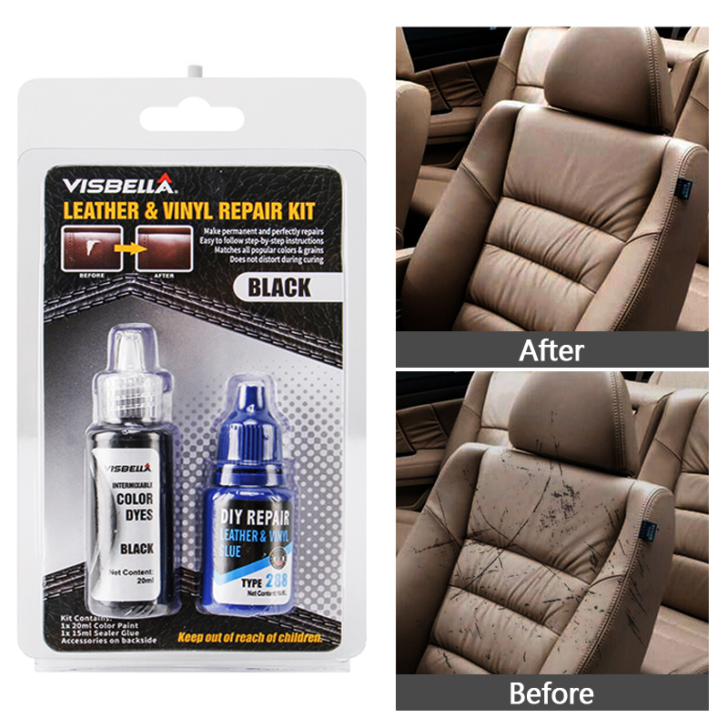 For Car Seat Sofa Shoes jacket Leather Vinyl Repair Paste Filler Cream Putty Gel 