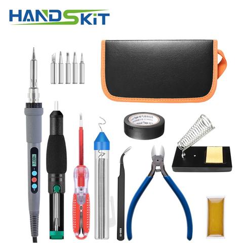 EU 220V 90w Digital LCD Adjustable Electric soldering iron or   Soldering station Welding DESOLDERING IRON KIT 900m tip  CUTTER ► Photo 1/1