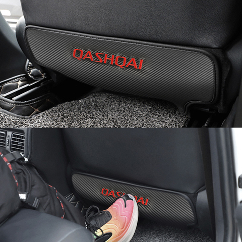 1pcs Car Seat Back Anti-Kick Cushion Pad Rear Seat Passenger Anti-Dirty Kick Pad for NISSAN QASHQAI J10 J11 Accessories ► Photo 1/5