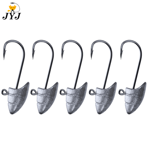 River snail Lead Jig Head Blood Hook 1.5g 2.5g 3.5g 5g Lead Head Hook Jig Bait Fishing Hooks For Soft Lures Fishing Tackle ► Photo 1/6