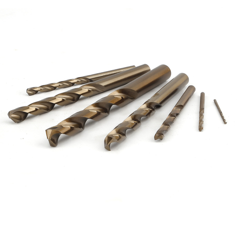 M35 Cobalt twist drill electric drill bit For iron metal stainless steel 1.0 1.2 1.8 2.5 3.1 3.4 3.9 4.7 5.6 7.4 8.1 9.5 11 12mm ► Photo 1/1