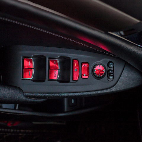 Car Window Control Panel button decorative alloy sticker for Honda Accord 10th 2022 inspire stickers interior accessories ► Photo 1/3