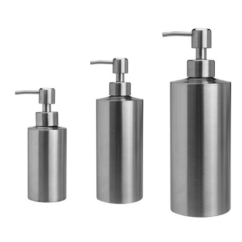 High Quality Stainless Steel Soap Dispenser Hand Sanitizer In Emulsion Bottle Kitchen Bathroom Fixture Hardware 250ml350ml550ml7 ► Photo 1/6