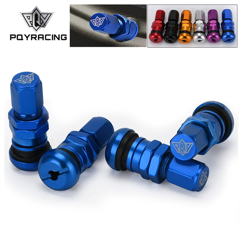 PQY - Universal 4 Volk Racing Forged Aluminum Valve Stem Caps Wheels Rims PQY-WR11 ► Photo 1/6