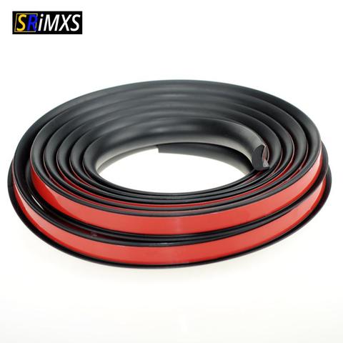 Soft Car Fender Flares Extension Wheel Eyebrow Protector Lip Wheel-arch Trim Wheel Eyebrow Decorative Strip Car Tires Eyebr 18mm ► Photo 1/6