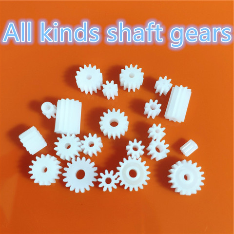 21 Kinds Plastic Shaft Gears Group 1 Motor Teeth Axis Gears Sets 1mm 2mm Hole Diameter DIY Helicopter Robot Toys Dropshipping ► Photo 1/2