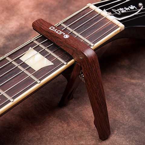 JOYO JCP-01 Plastic Guitar Capo for 6 String Acoustic Electric Guitar Wood colors Guitar Accessories ► Photo 1/5