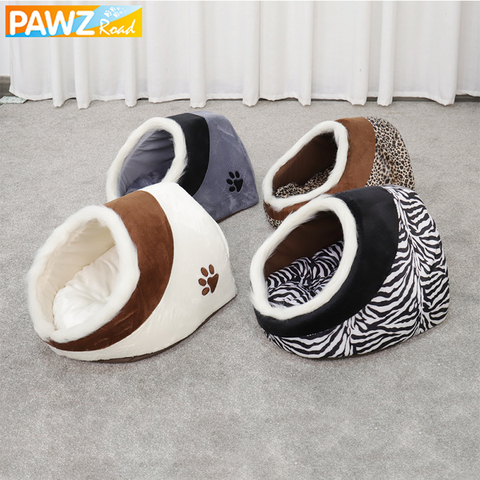 Pet Dog Puppy Cat Warm Bed House Plush Cozy Nest Mat Pad Pet House Bed Sofa Warm Sleeping Bed Kennel Home Matscama redonda perro ► Photo 1/6