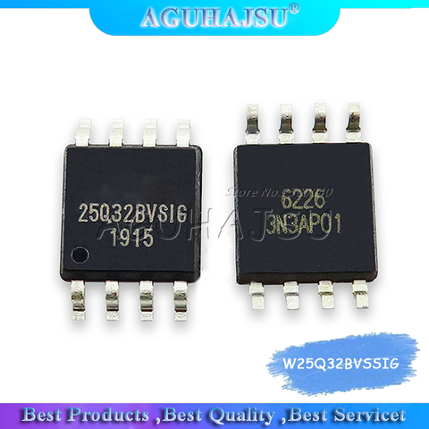 5PCS W25Q32FVSSIG instead of W25Q32BVSSIG IC SPI FLASH 32MBIT 8SOIC 25Q32 W25Q32 SOP8 New Original ► Photo 1/1