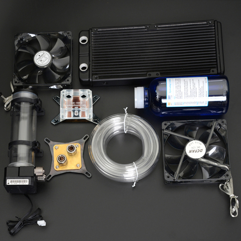 Syscooling pc water cooling kit liquid computer cooler kits for CPU GPU water cooling ► Photo 1/6