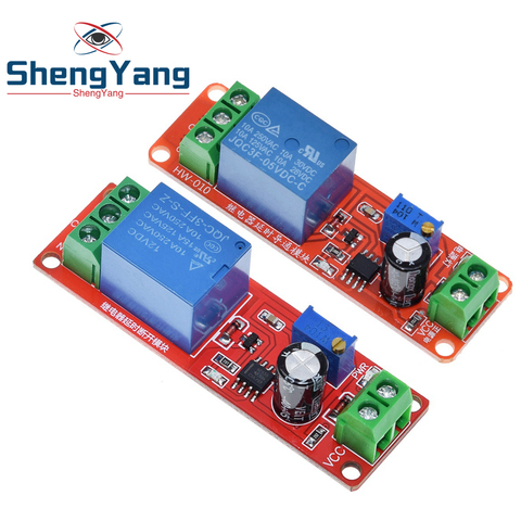 DC 5V 12V Time Delay Relay NE555 Time Relay Shield Timing Relay Timer Control Switch Car Relays Pulse Generation Duty Cycle ► Photo 1/6