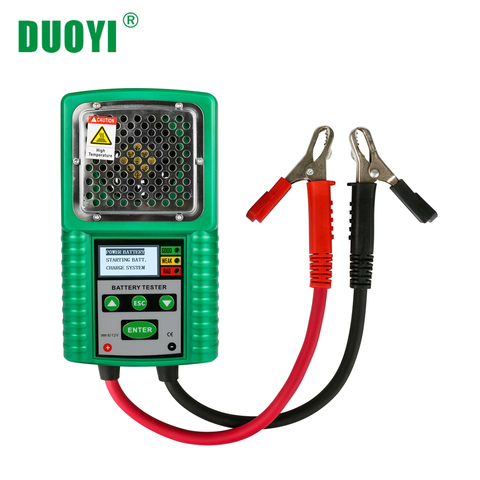 DUOYI DY226A 3 In 1 Car Battery Tester Traction 6V 12V DC Auto Power Load Starting Charge CCA Test Tool Battery Measurement ► Photo 1/6