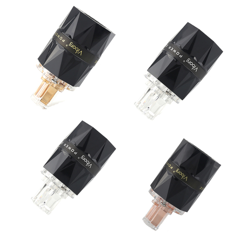 TOP Quality Viborg VF503 Pure Copper IEC Power Plug Connector for Audio DIY Mains Power Cable ► Photo 1/6