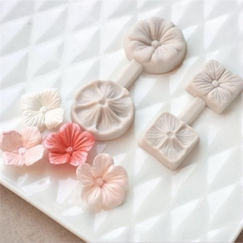 3D Five Petals Flower Silicone Mold Fondant Cake Decorating Tools Chocolate Confeitaria Baking Moulds Kitchen Accessories ► Photo 1/6