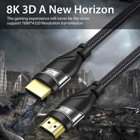HDMI-compatible Cable 4K 60Hz Male to Male 2K 165Hz Cords for PS5 Projector  TV Box Laptop Monitor HDMI Cables