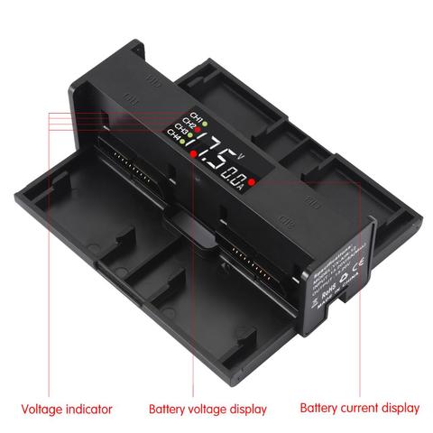 FOR DJI Mavic 2 Pro Zoom 4in1 Battery Charger Smart Multi Battery Charging Hub Digital LED Screen Charging hub for DJI Mavic 2 ► Photo 1/6