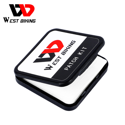 WEST BIKING Bike Tire Patch Pad Glue-free Bicycle Tire Repair Tool Cycling Bicycle Inner Tube Puncture No Glue Tire Patches Kits ► Photo 1/6