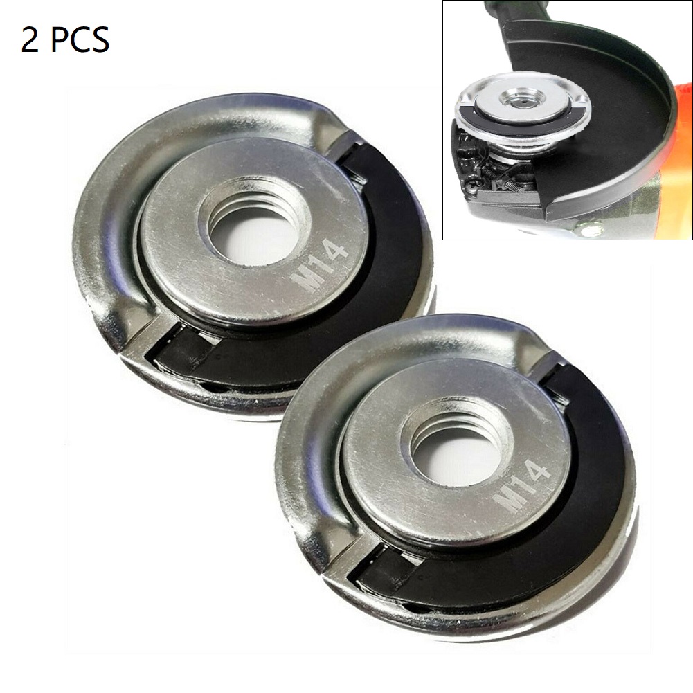 Angle Grinder Nuts Flange Nuts Set M14 Thread For Quick Clamping Locking Release Change Angle Grinder Accessories ► Photo 1/6