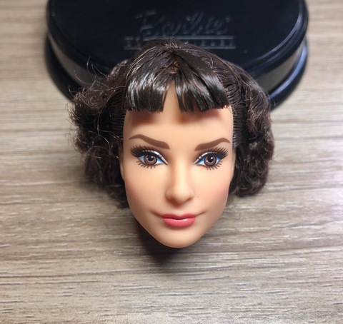 New Arrival Rare Collection Audrey Hepburn Doll Heads Princess Doll Head Girl DIY Dressing Hair Toys Kids Makeup DIY Toy ► Photo 1/6