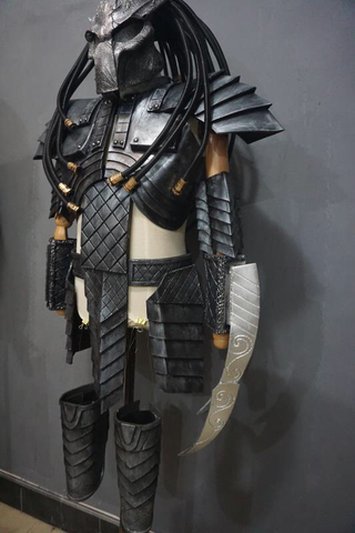 halloween alien predator costume Bar Halloween party Costume Jagged Warrior Armor Cosplay ► Photo 1/3