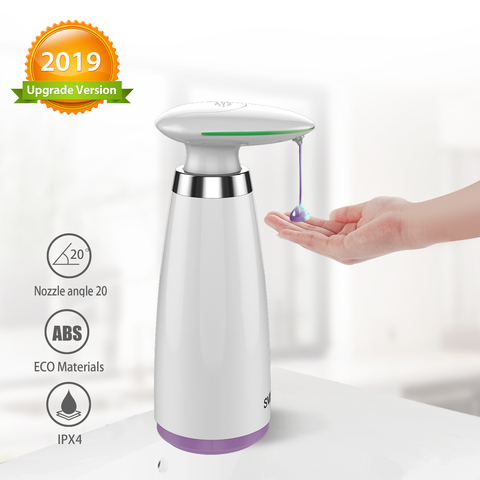 350ml Automatic Soap Dispenser Hand Free Touchless Sanitizer Bathroom Dispenser Smart Sensor Liquid Soap Dispenser for Kitchen ► Photo 1/6