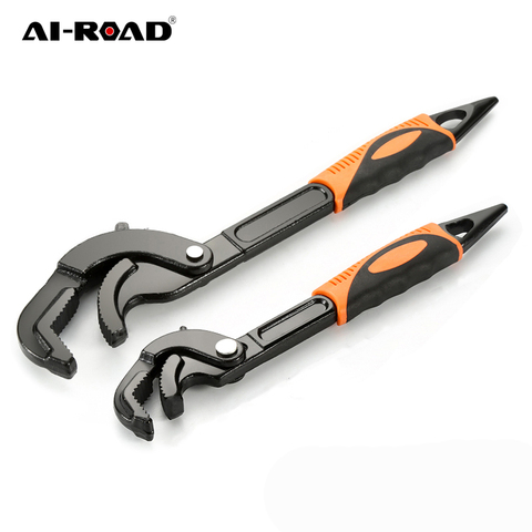 DTBD 14-30 / 30-60mm Universal Key Pipe Wrench Open End Spanner Set High-carbon Steel Snap N Grip Tool Plumber Multi Hand Tool ► Photo 1/6