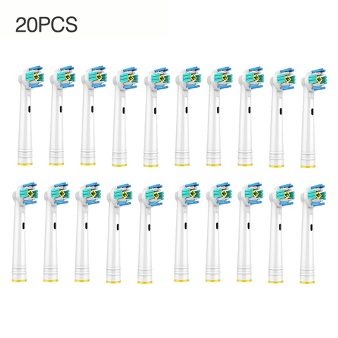 20pcs Oral B Electric Toothbrush Replacement Brush Heads, Sensitive brush heads Extra soft bristles D25 D30 D32 4739 3709 ► Photo 1/3