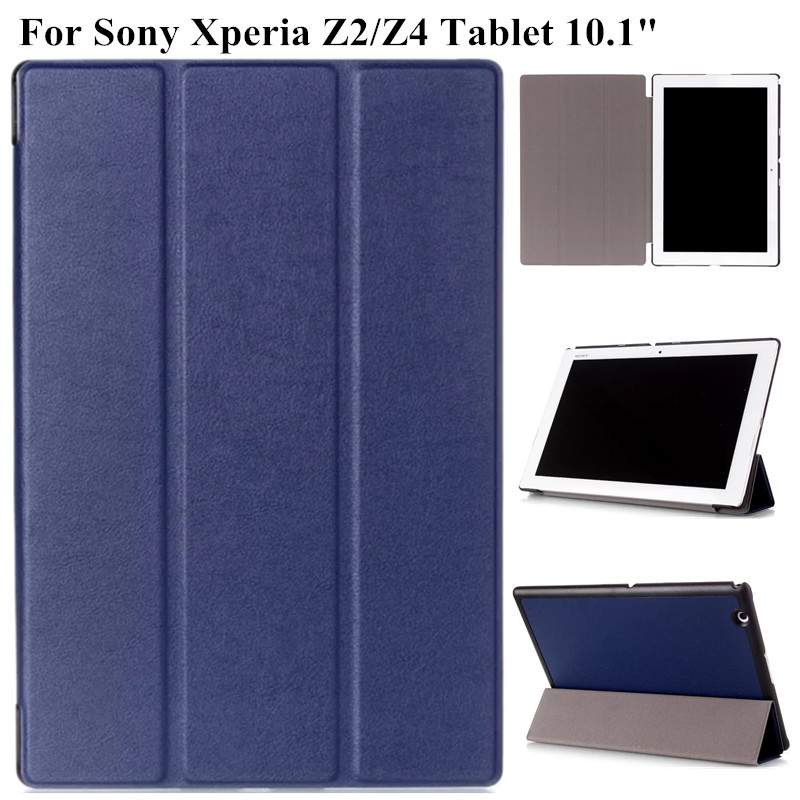 PU Cuero Funda Carcasa Piel Case para Sony Xperia Z2 10.1" SGP511 Tablet Cover 